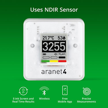 10x Aranet4 HOME CO2 Monitor